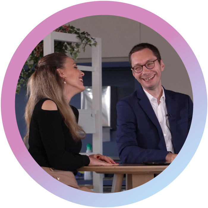 Sandrine, Responsable équipe projets MOA conformité et Jean-Baptiste, Contrôleur permanent