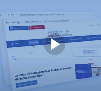 Comment être informé(e) des actualités de la Fondation pour la lecture ?