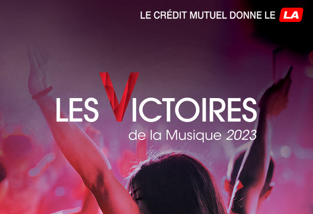 le crédit mutuel donne le LA - Les victoires de la musique 2023